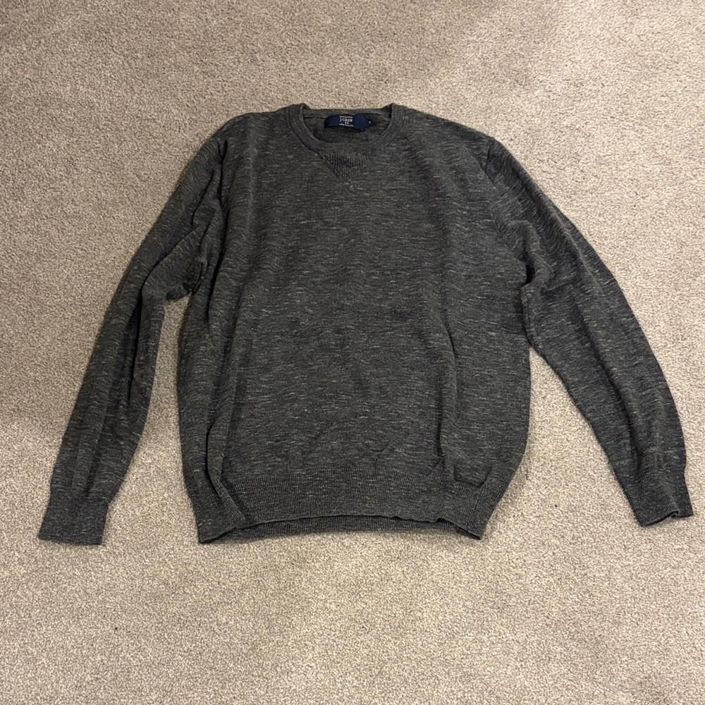 J. Crew Charcoal Crewneck Sweater